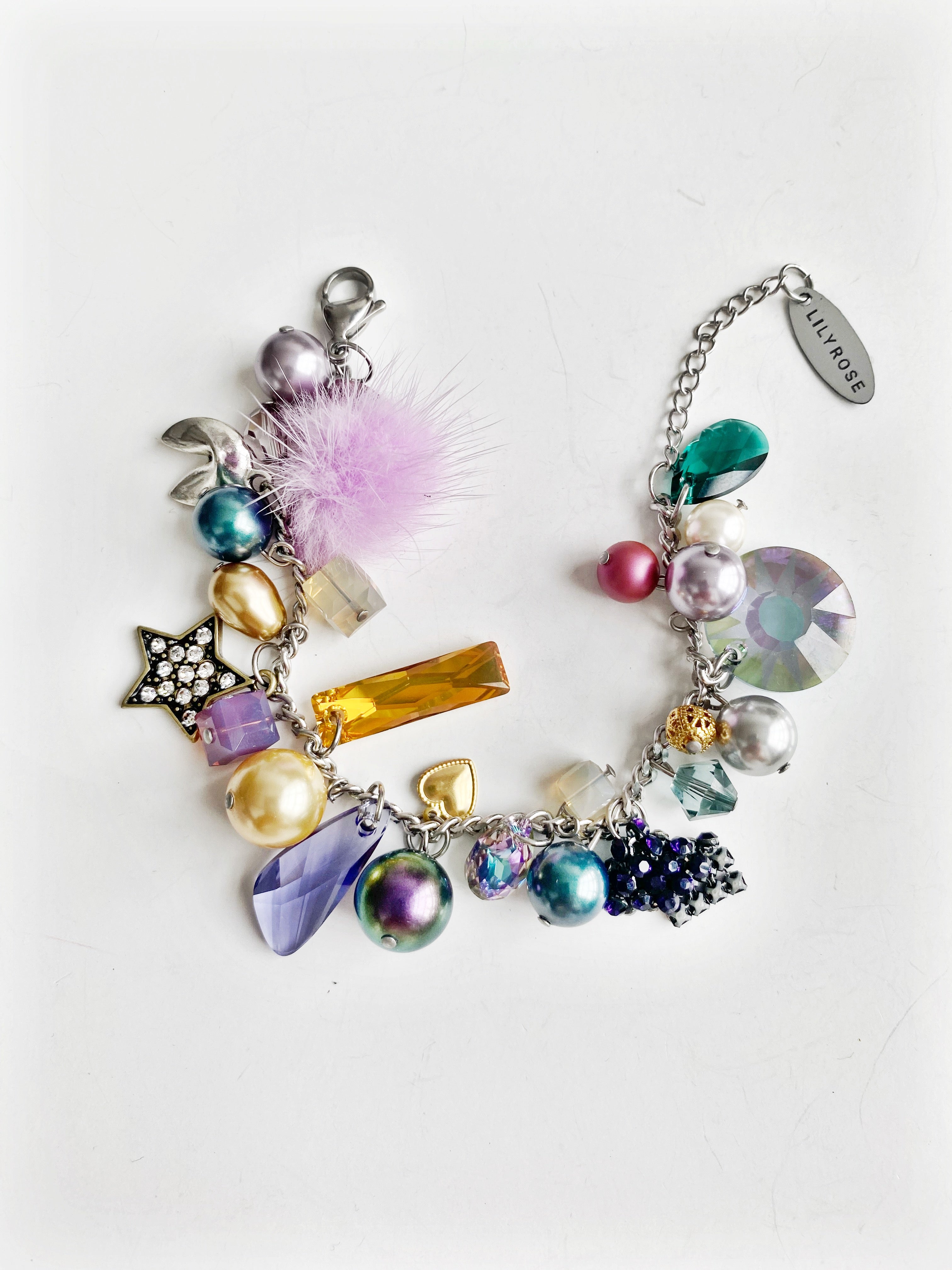 Bracelet India Mauve