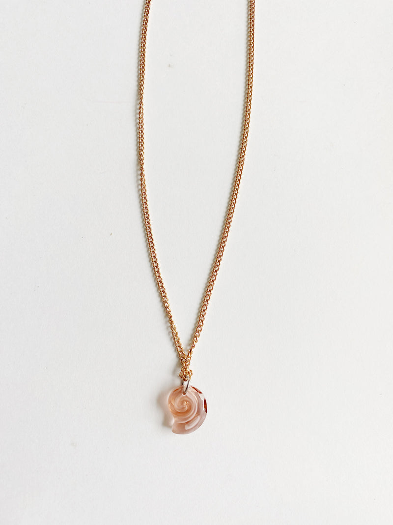 Collier love shell / rosegold